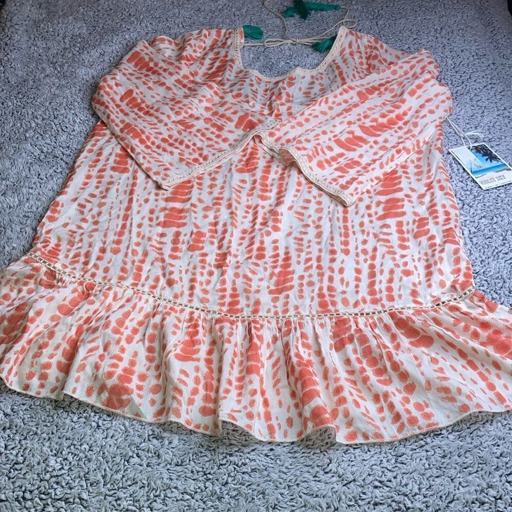 NWT VIOLET SKY M Beautiful Tassel Boho Dress